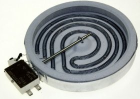 Ego Ceramic Heater Element - 10 74631 004 Ego Radiant Hotplate Ø140mm 1200w