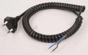 Unold Mains Power Lead - 721005 Spiral Cable Black