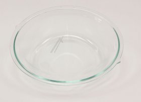 Door Glass - 140186652016 Window Glass Inner Ø345mm Omeg [Electrolux Aeg]