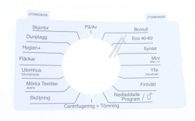 Switch Screen - 2709829006 C00937639 Inlay-swedish [Arcelik]