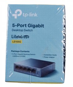 Tp Link Network Switches Till 8 Ports - Litewave Gigabit Ethernet Switch, 5 Port, Metal, Desktop