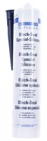 Weicon Workshop Service Aids - Black-seal 10100898 Special Silicone 310ml Up To 280°c In Cartridge With Languages De-en-fr-es