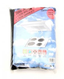 Compatible Carbon Filter - Grease-carbon Filter 2 In 1-470x570x10mm 450g-m² Alternative Whirlpool 484000008524