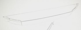 Smeg Refrigerator - Freezer Door Shelf - 760391802 Lower Bottles Tray