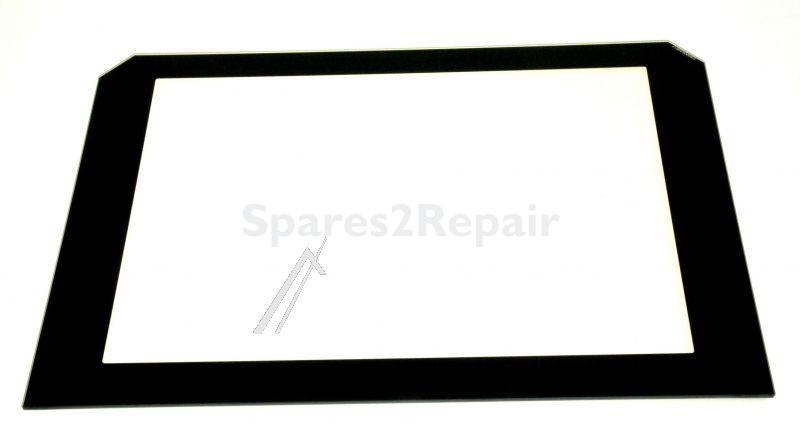 Door Panel - 20007552 Glass Front Panel Cpl For 60cm Appliances With Glued Plastic Holders Pa6 6 Material: Glass Colour: Black Inox [Bosch Siemens]