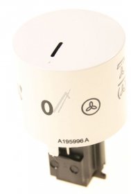 Button - 140195996040 Button Functions White 7+0 [Electrolux Aeg]