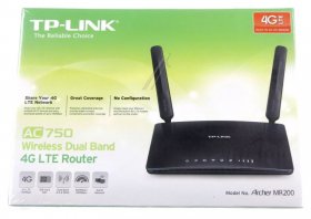 Tp Link Wireless-lan Router - Ac750 Wlan Dualband Lte-router, 750mbit-4p-giga