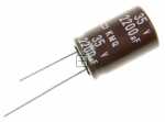 Nippon Chemi Con 35v Radial Electrolytic 105 De - 2200uf-35v Ekmq350ell222ml25s Elko Radial Ncc 105° 16x25mm -rohs-