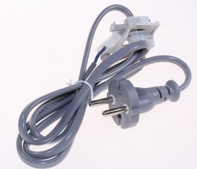 Mains Power Lead - Kw696433 Power Cable Assembly Gray Eu Plug Kmc500-kmm750 [Delonghi]