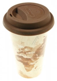 Coffee Cup - Dlsc056 5513281031 Double Wall Ceramic Mug 300ml [Delonghi]
