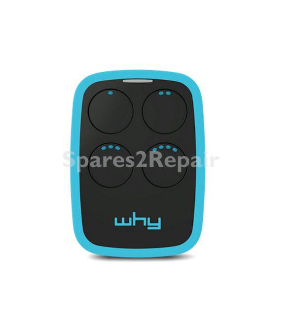 Garage Remote Control - Why Evo Universal-remote, 4 Channels, Bk-bl