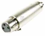 Goobay Xlr Adapter - Xlr Adaptor, Phono Socket To Xlr Socket