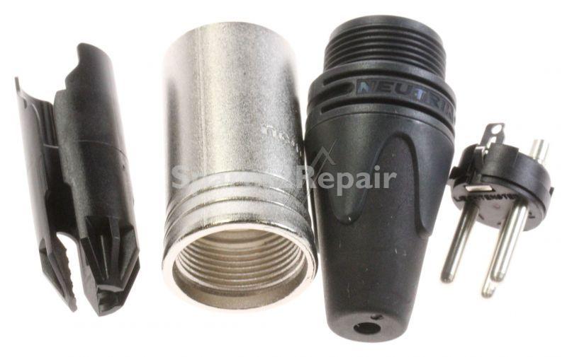 Neutrik Xlr Plug - Nc-3mxx 0347490 Xlr Plug 3 Pin Neutrik Professional