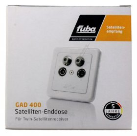Fuba Outlet Tv/sat - Gad 400 Gad 400twin-sat-outlet, 4-way