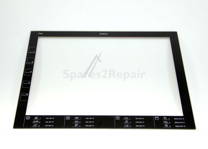 Oven outer Door - 140037379108 Front Glass Inox Electrolux 59 [Electrolux Aeg]