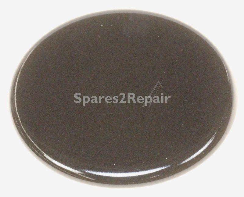 Mechanical Components - C00052933 482000026826 Burner Cap Auxiliary (small) Black [Whirlpool Indesit]