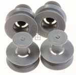 Roller For Dishwasher Basket - C00312273 481252888113 Wheel Basket Upper 10809 4pcs [Whirlpool Indesit]