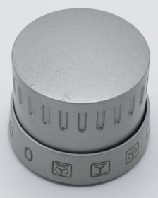 Control Knob - 9070233 Abdeckung Scandiuma 10609 Inox Mit Feder [Amica]