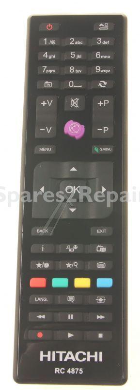 Vestel Ir remote Control - R-c 4875 23266425 R-c 4875 Hitachi&4875 (gray-s)(black-p)