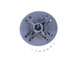 Control Knobs - 9046812 Scandium 1609 Stainless Steel Knob [Amica]
