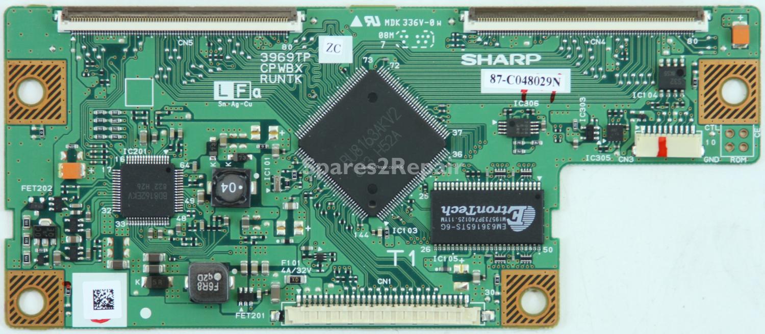 Akura APL322IW-HDID - T-Con - CPWBX3969TP ZC- 87-C048029N - RUNTK3969TP