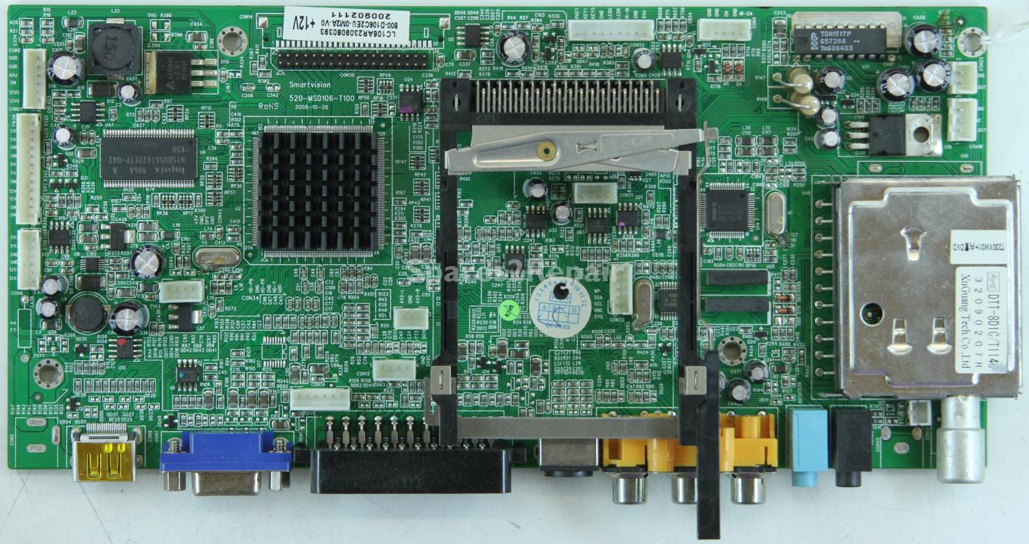 Akura APLDVD2323W-HDID - Main AV - 520-MSD106-T100 - 800-D106C2EU-0M2A-V0