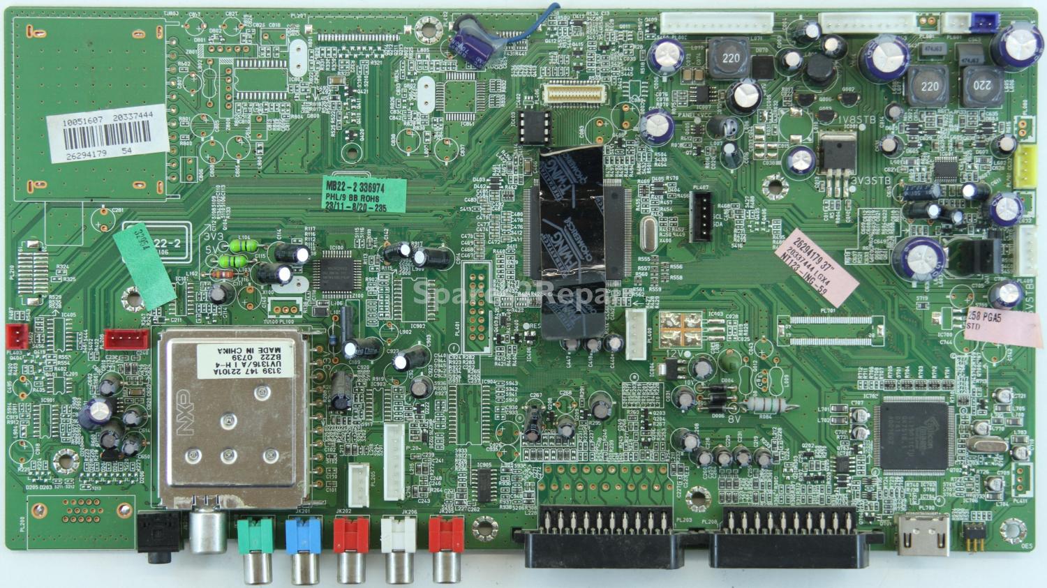 Acoustic Solutions LCD37805HD - Main AV - 17MB22-2 - 021106 - 20337444 - MB22-2 336974