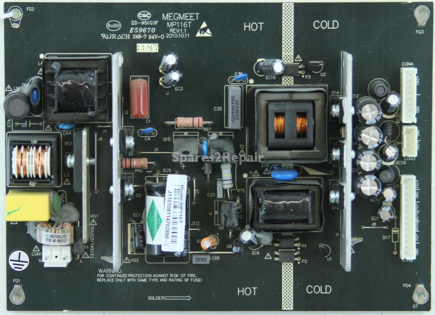 Baird JO32BAIRD - PSU - MP116T - REV:1.1 - MEGMEET