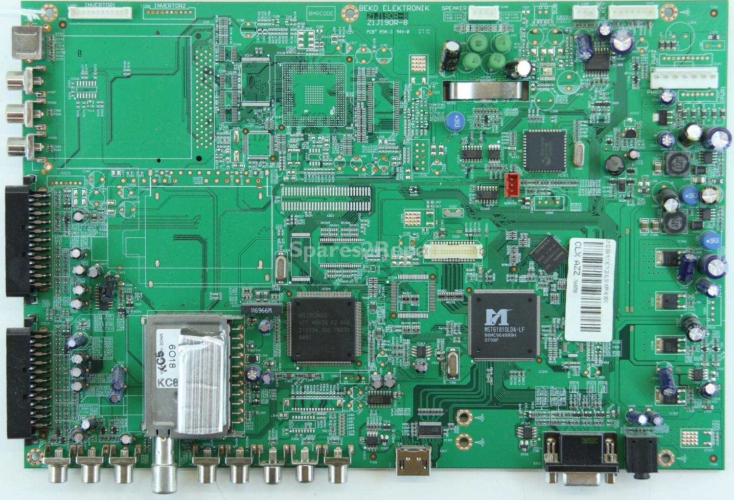 Beko 32WLA520HD - Main AV - BEKO ELEKTRONIK - Z1J190R-8 - CLX AZZ