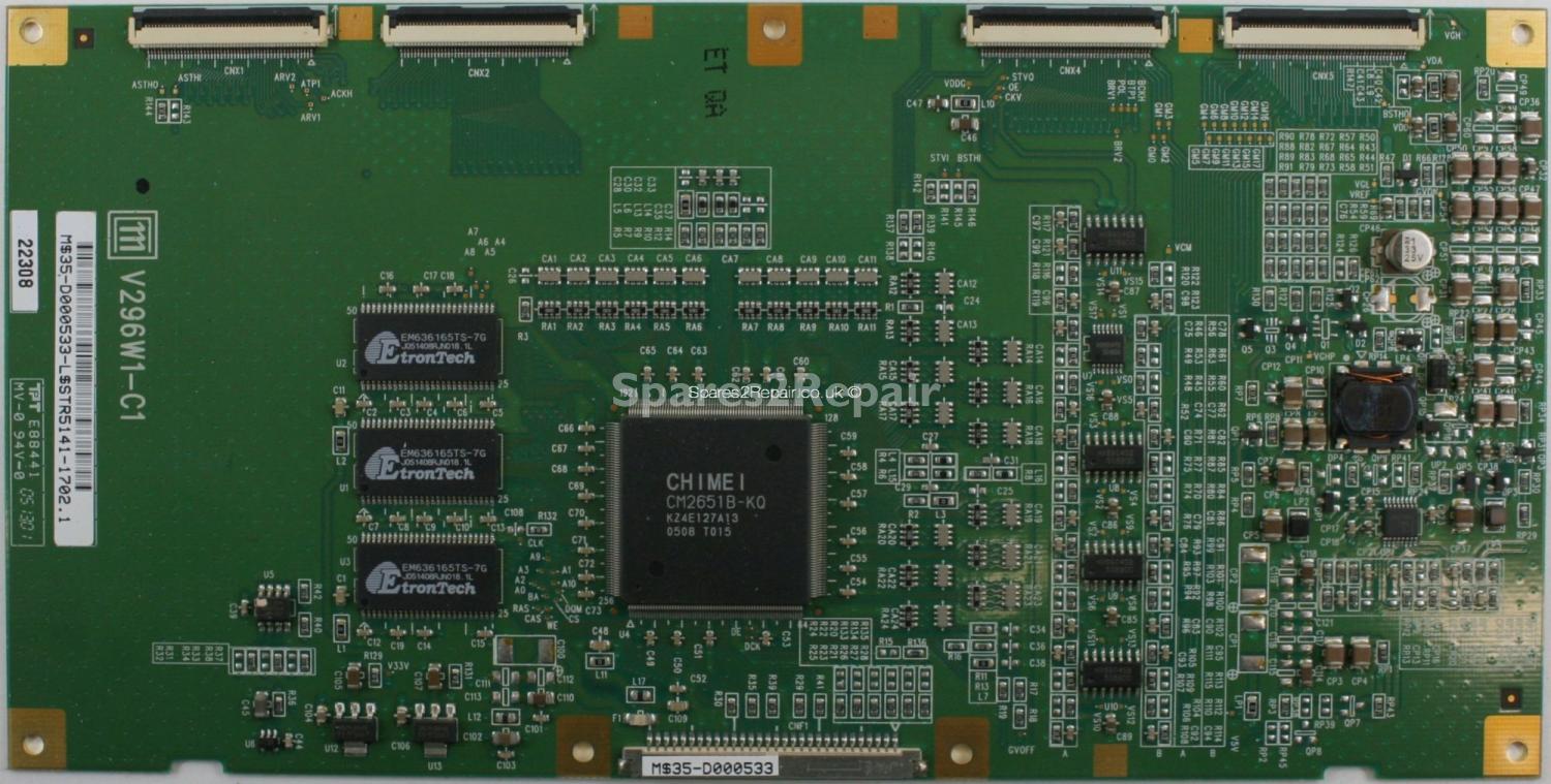 Bush LCD30TV005 - LVDS - 35-D000533 - V296W1-C1