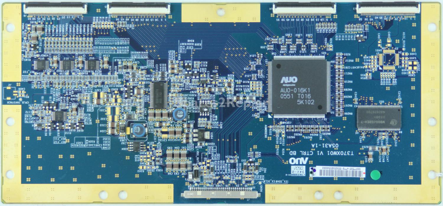 Bush LCD37TV016HD - LVDS - 05A31-1A - 55.37T02.014 - T370XW01 V1 CTRL BD