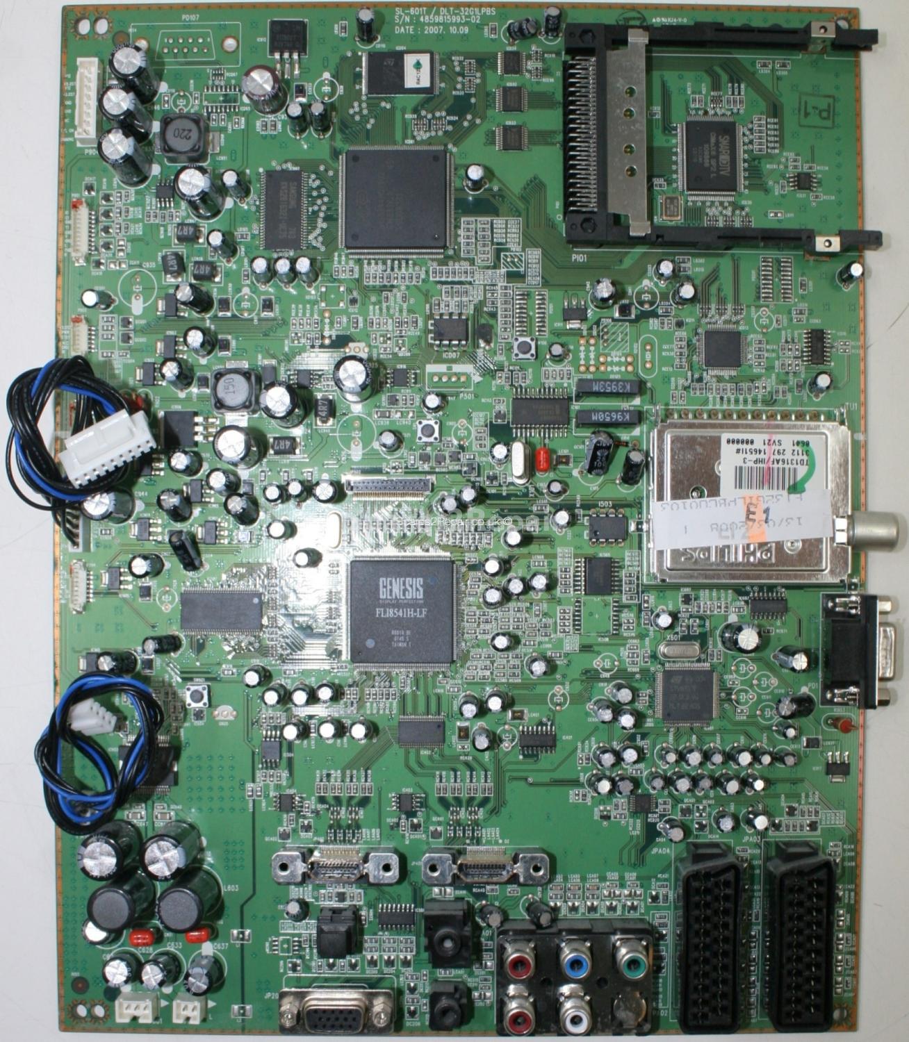 Daewoo DLT-32G1 - Main AV - 4859815993-02 - SL-601T - DLT-32G1LPBS