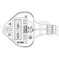 Mains Power Lead - 2425738073 Power Cord uk 1 9x05 [Electrolux Aeg]