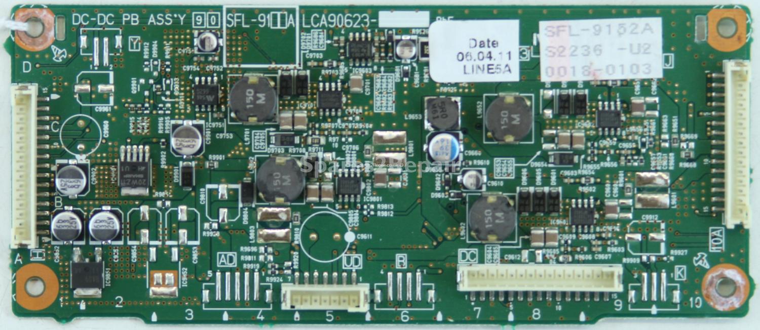 JVC LT32DR75J - DC Board - SFL-9152A - LCB90623 -001E