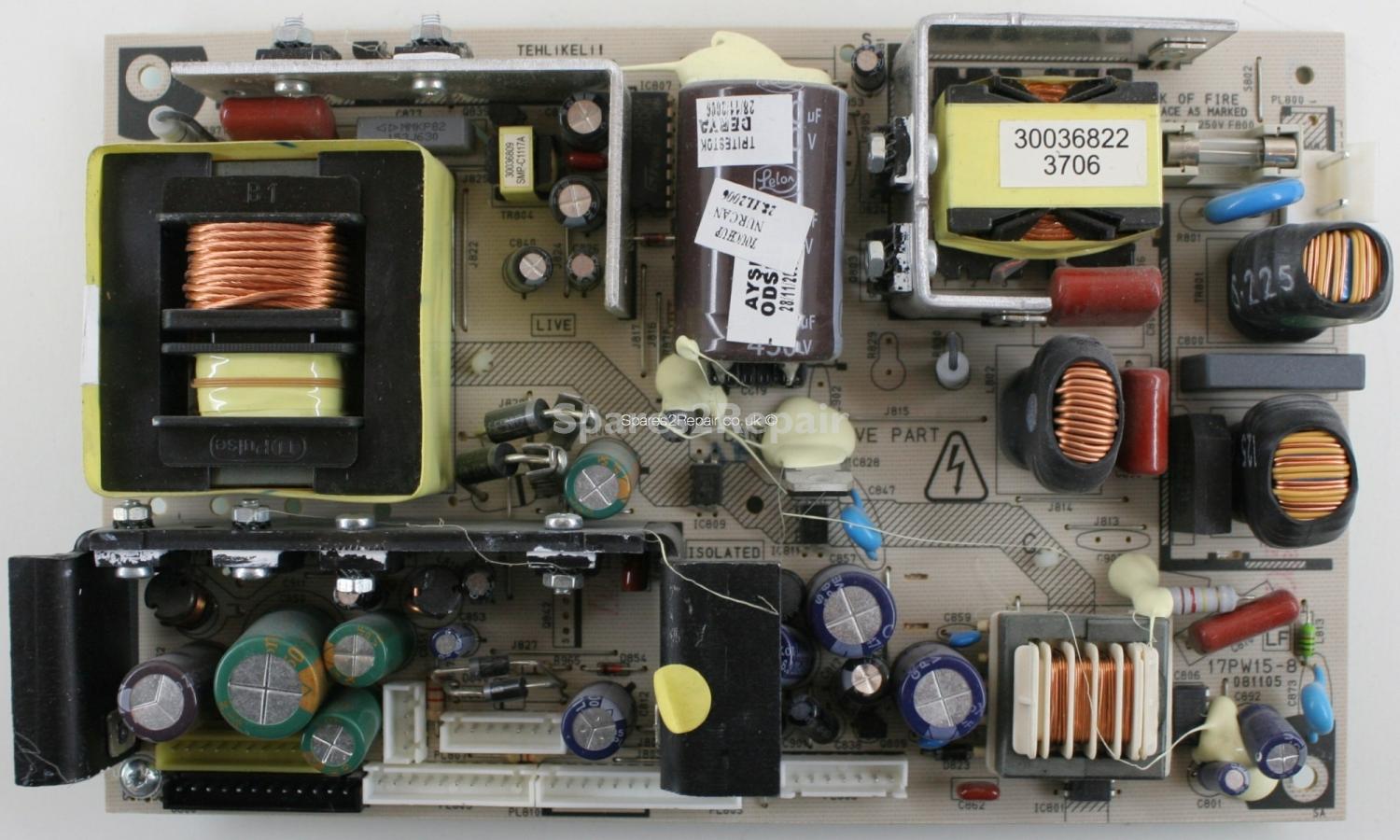 JVC LT-32DF7BK - PSU - 17PW15-8 - 081105