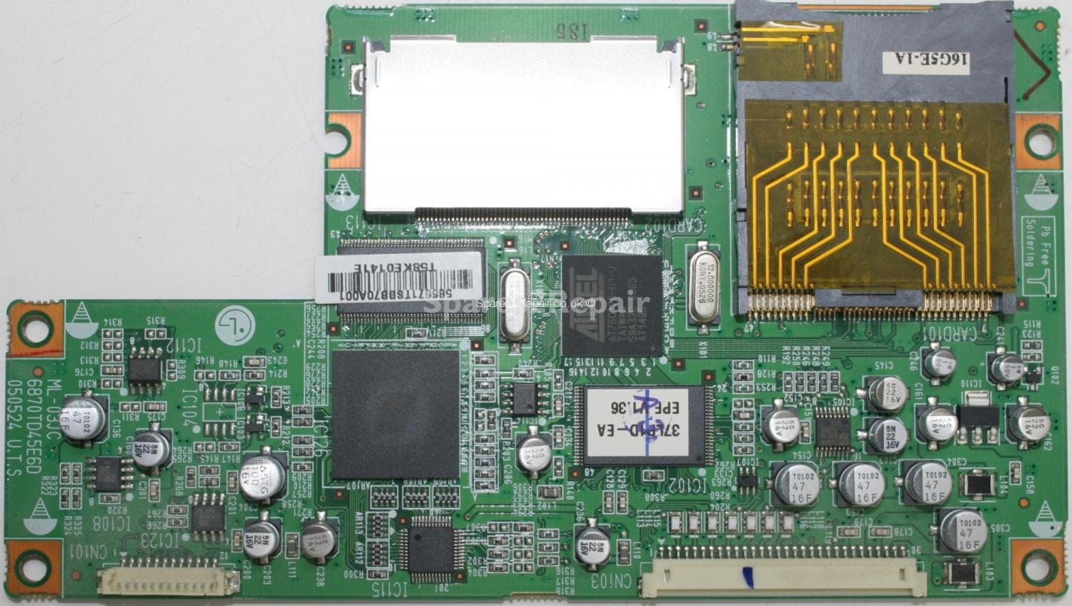 LG 37LP1D - Board - 6870TD45E6D - ML-03JC - 6871TSBB70A