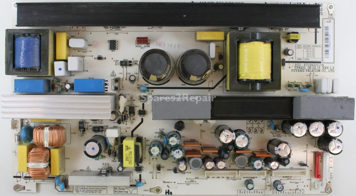 LG 42LB1DB-EC - PSU - 6709900017A - YP4201 - Rev 1.3