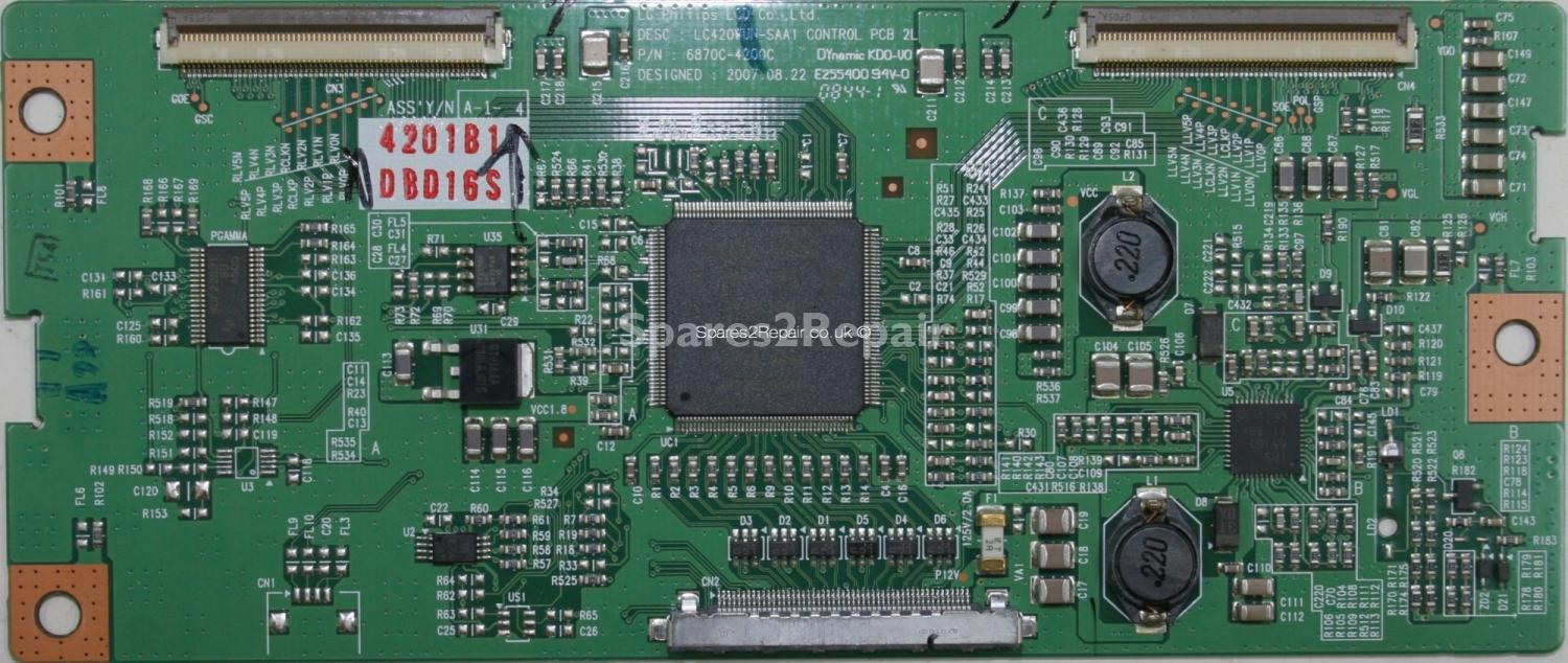 LG 42LG5000 - LVDS - 6870C-4200C - ASSY A-1- 4 - LC420WUN-SAA1 CONTROL PCB 2L