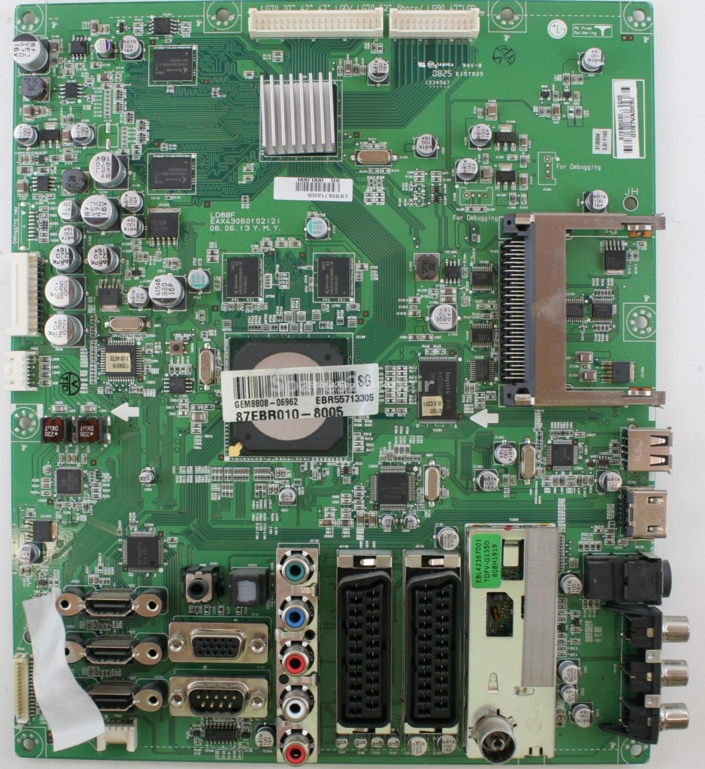 LG 52LG7000 - Main AV - EBR55713305 - EAX43060102(2) - LD88F