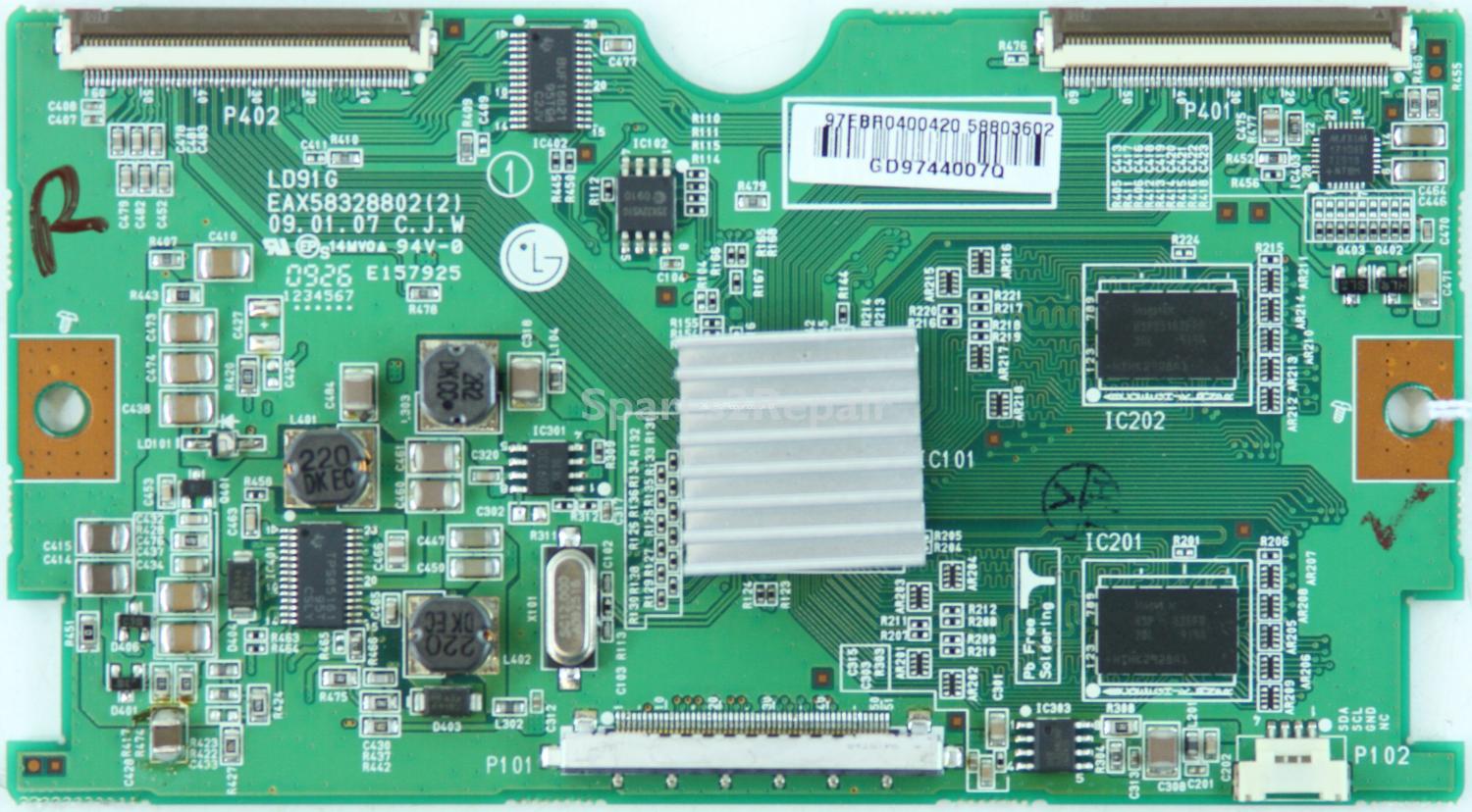 LG 37LH4000 - LVDS - EAX58328802 (2) - EBR0400420