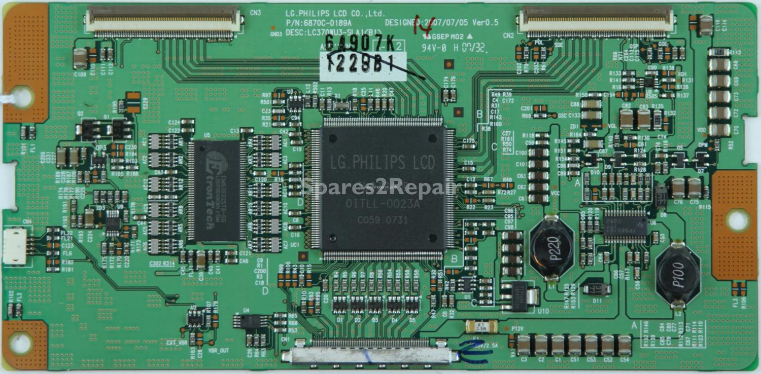 LG 37LF66 - T-Con - 6871L-1229B - 6870C-0189A - LC370WU3-SLA(B1)