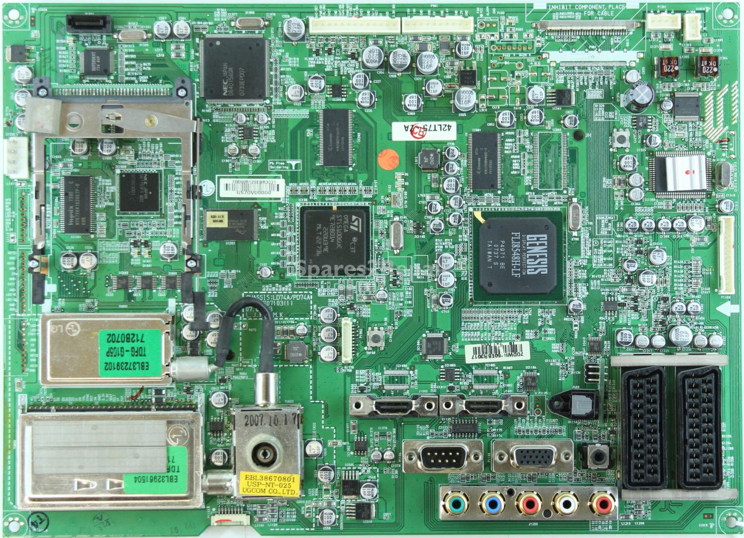 LG 42LT75-ZA - Main AV - EAX35707103(1) - LD74A/PD74A