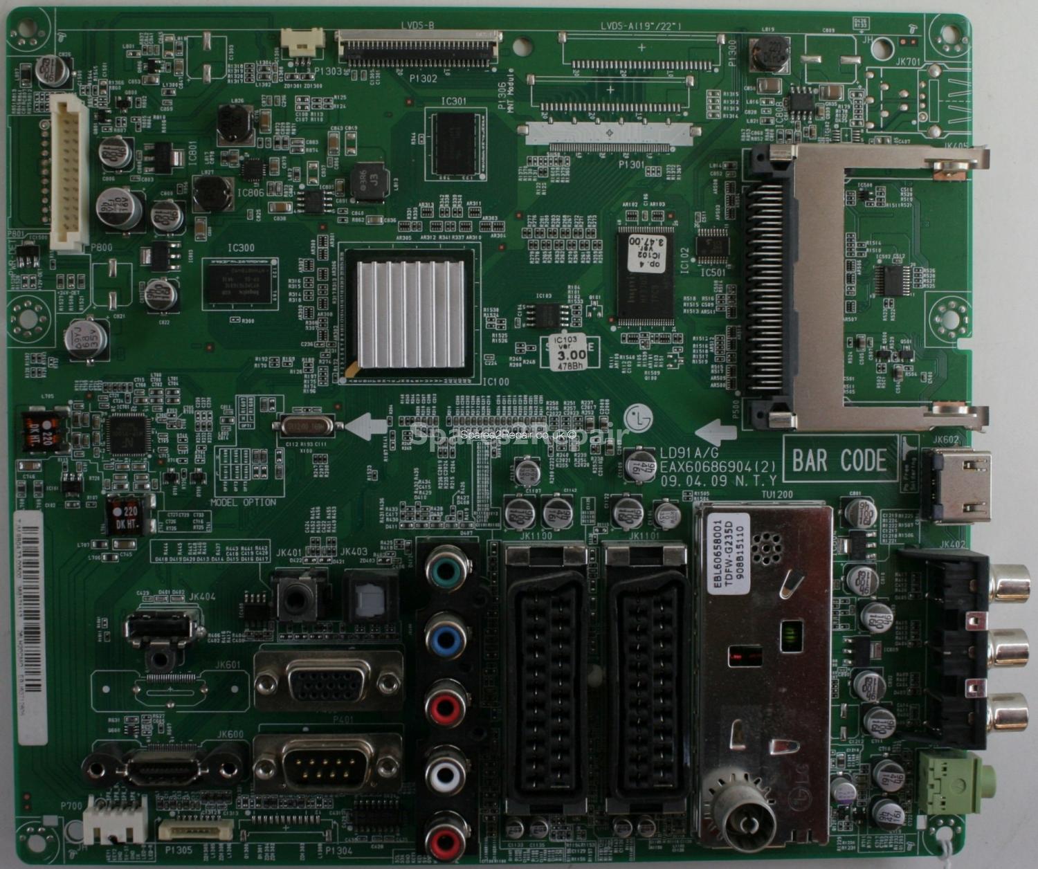LG 26LH2000 - Main AV - EBU60712605 - EAX60686904 (2)