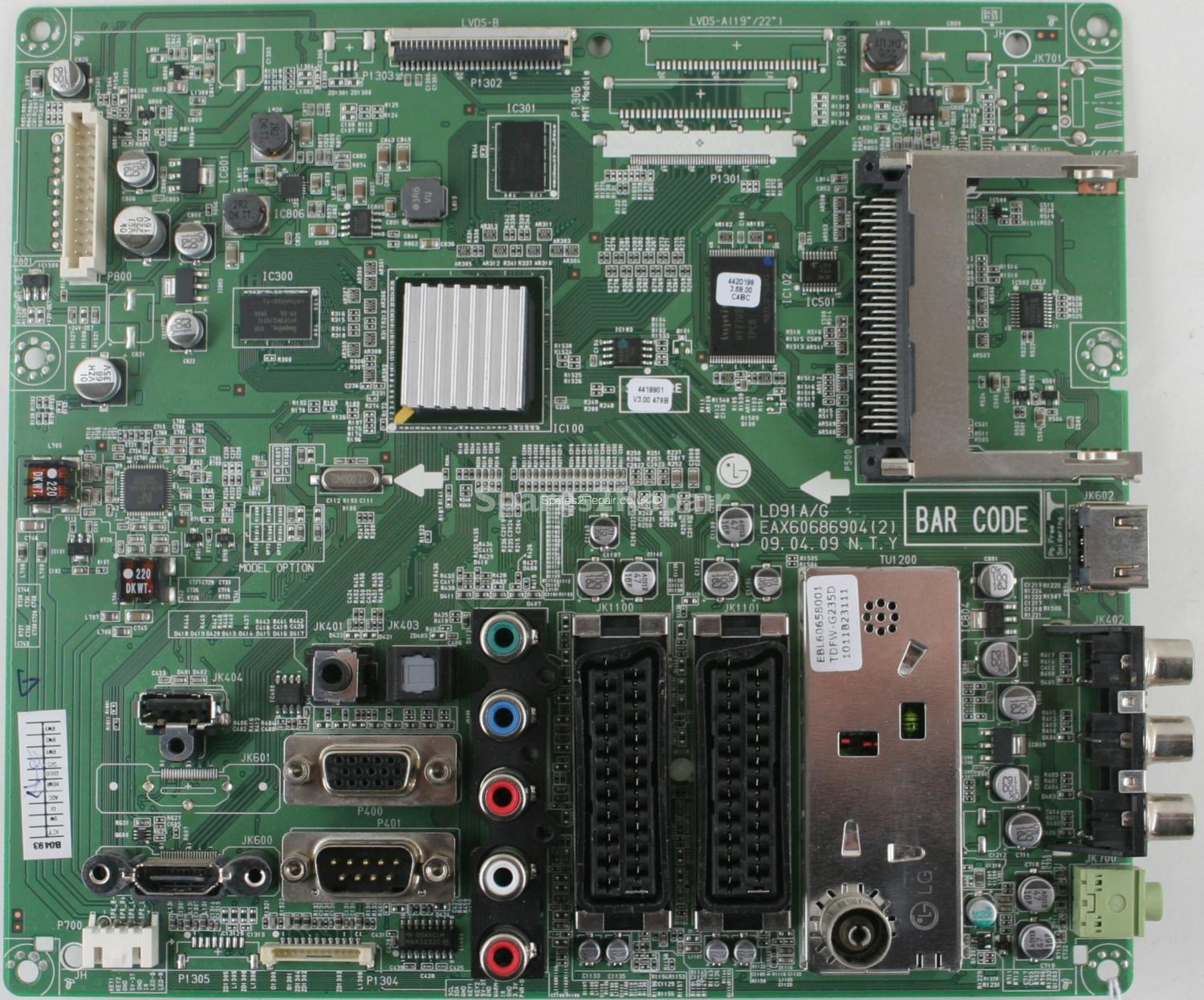 LG 32LD320 - Main AV - EAX60686904(2) - EBL60658001 - LD91 A/G