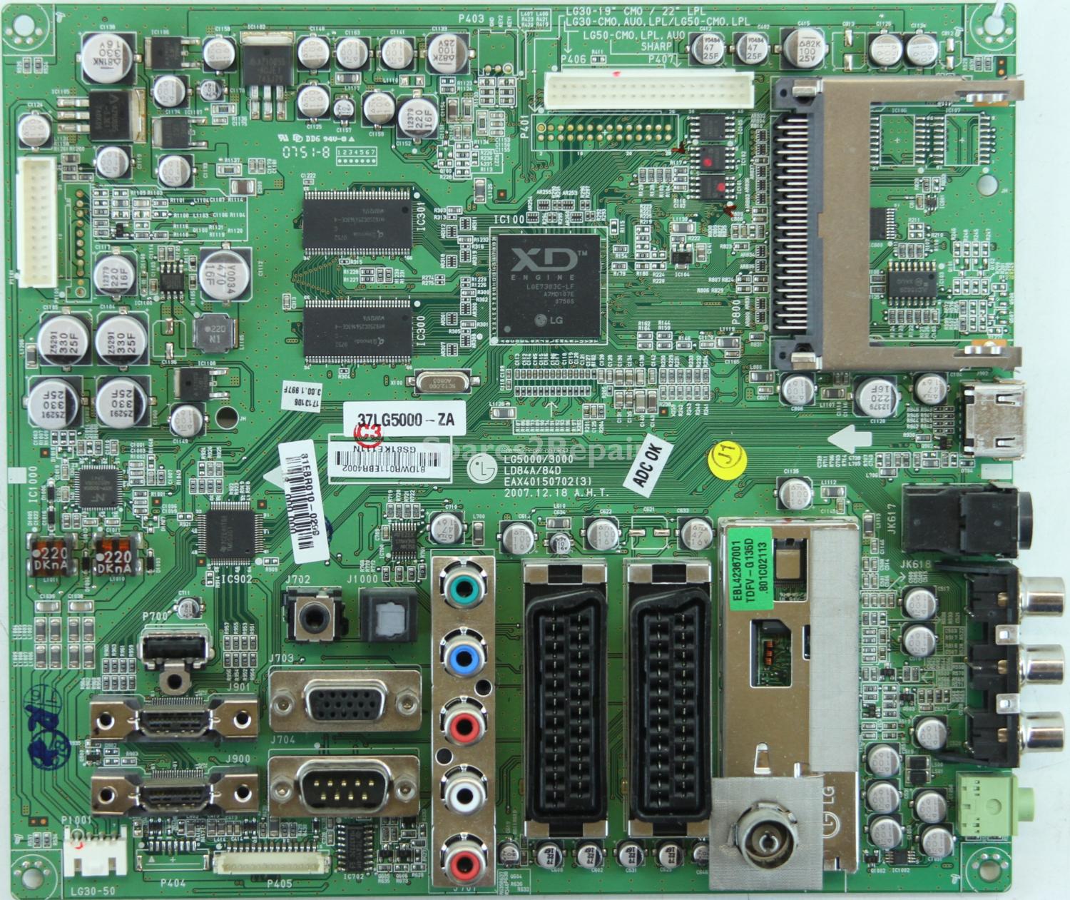 LG 37LG5000-ZA - Main AV - EAX40150702(3) - LG5000/3000 - LD84A/84D