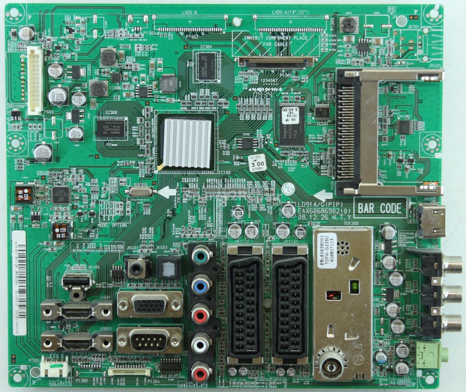 LG 42LH3000 - Main AV - EAX60686902(0) - EBU60710837 - 42LH30AUO - LD91A/G