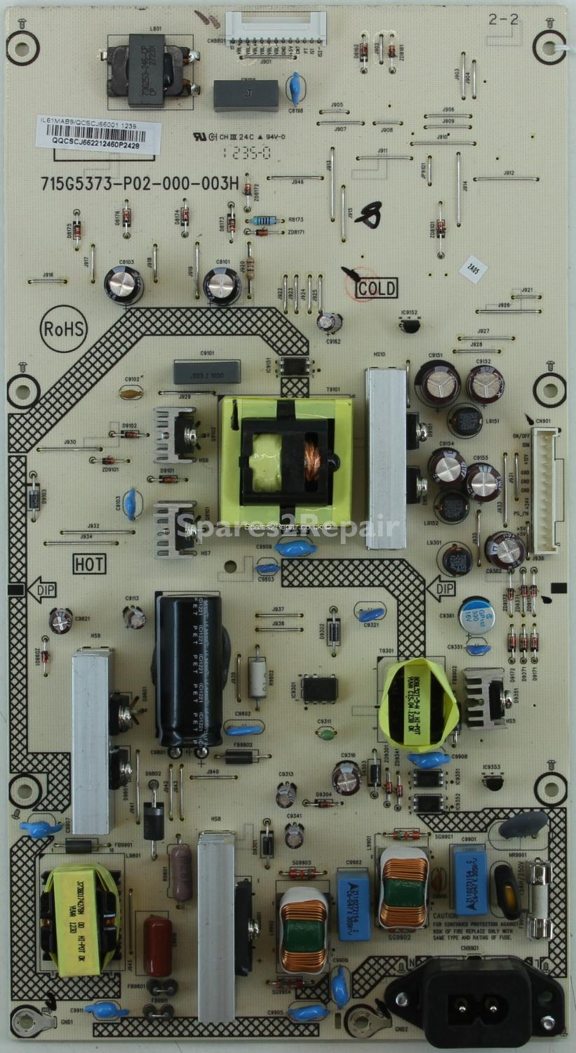 Panasonic TX-L32C5B - PSU - 715G5373-P02-000-003H - QQSCJ662212 - QCSCJ66001 - IL61MAB9