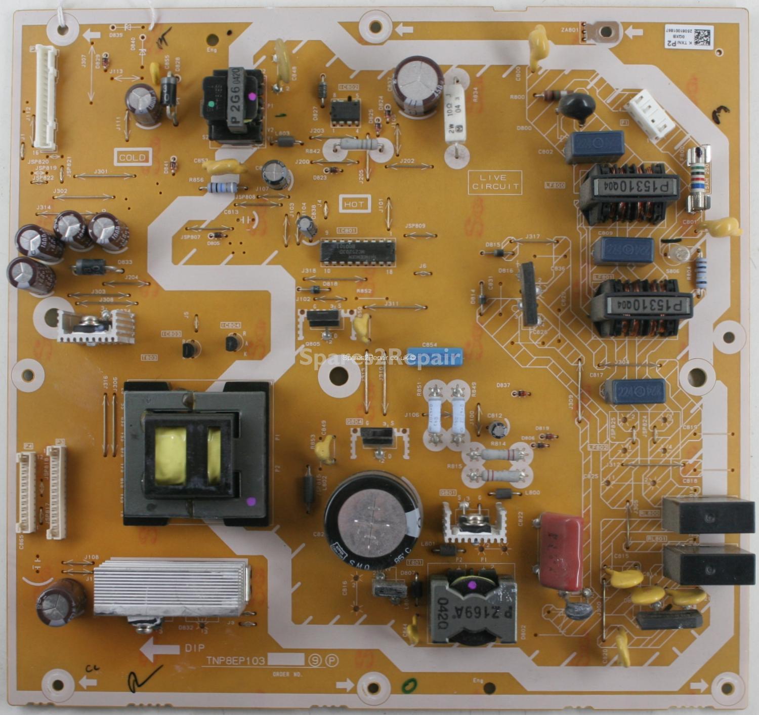 Panasonic TX-L42U2B - PSU - TNP8EP103 - TXN/P20QXB
