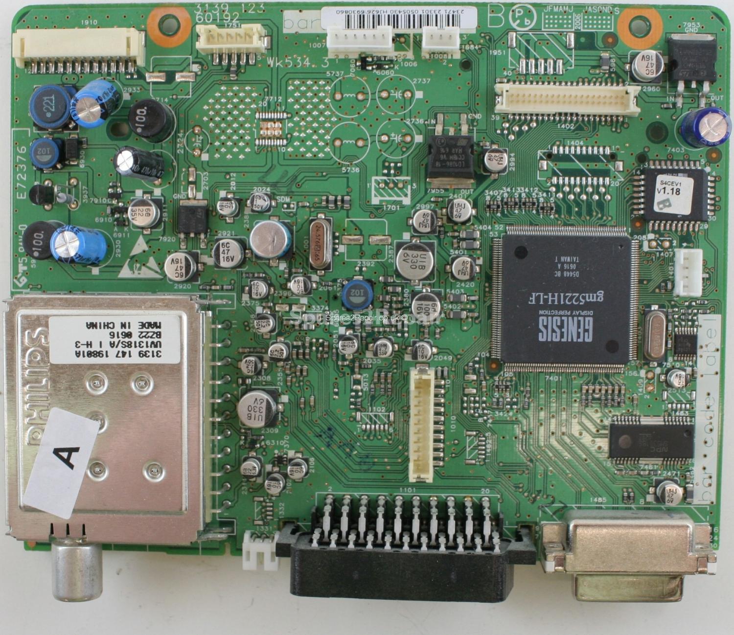 Philips 20PF4121/05 - Main AV - 3139 123 60192