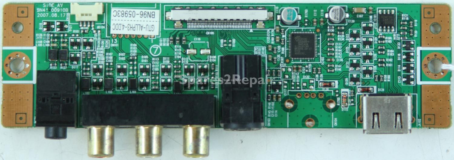 Samsung LE46M87BD - Side AV - BN41-00910B - BN96-05983C (Without Plastic)